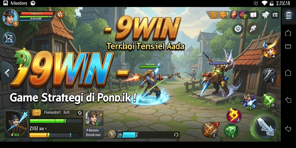 Tampilan gameplay menarik dari 9WIN dengan pertempuran strategis.