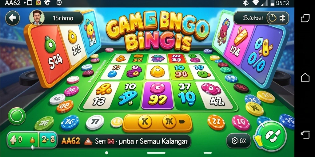 Gameplay seru Bingo di aplikasi AA62 siap menghibur.
