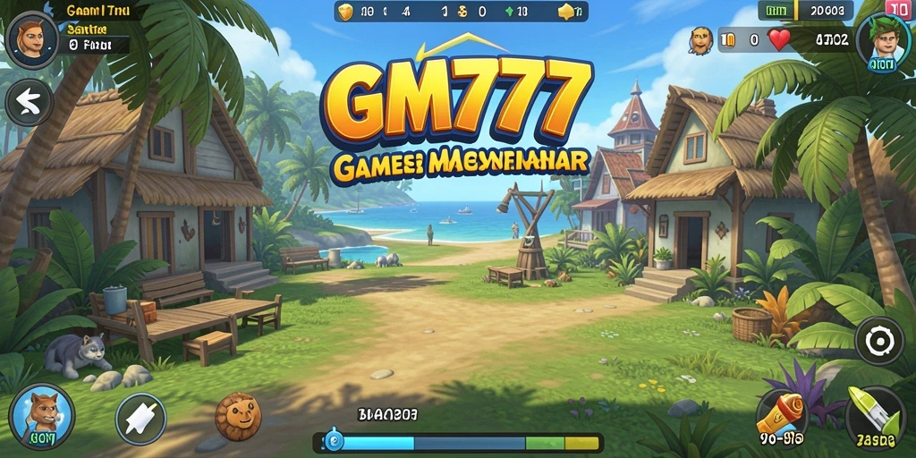 Tampilan screenshot GM777 menampilkan gameplay santai yang menyenangkan.