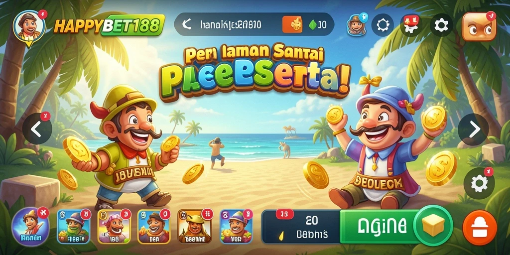 Tampilan gameplay menarik dari <strong>HAPPYBET188</strong> yang penuh aksi dan keseruan.