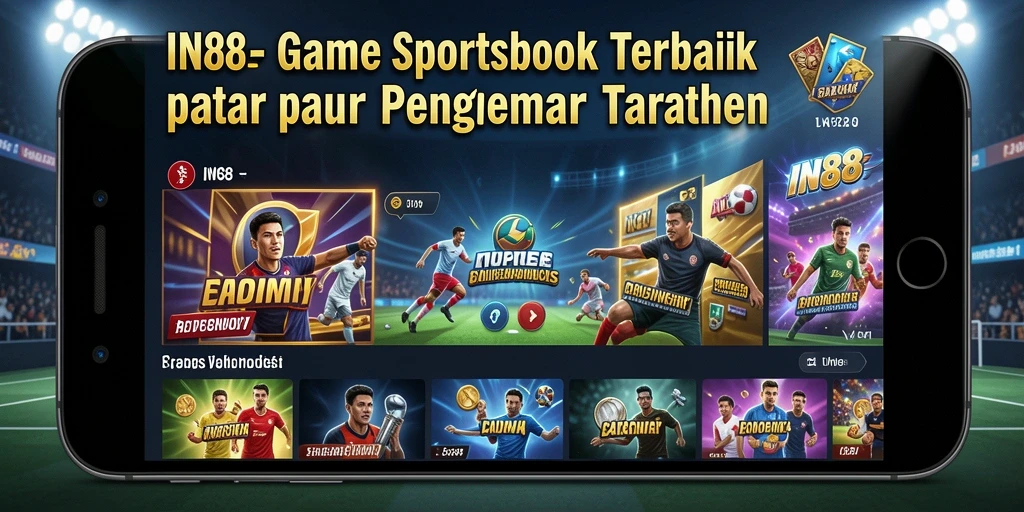Tampilan antarmuka yang menarik dari IN88 saat memasang taruhan.
