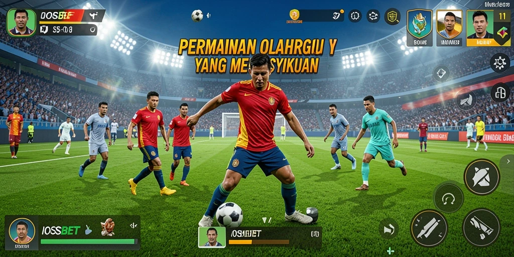 Tampilan gameplay IOSBET dengan aksi olahraga yang mendebarkan.
