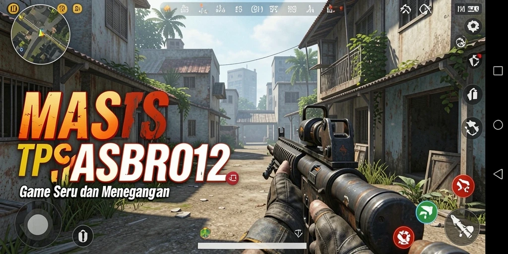 Tampilan gameplay seru dari MASBRO12 dengan aksi menegangkan.