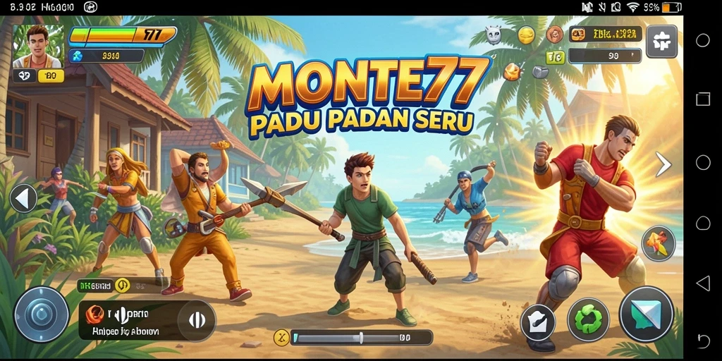 Gameplay seru dan tantangan dalam MONTE77 Match-3.