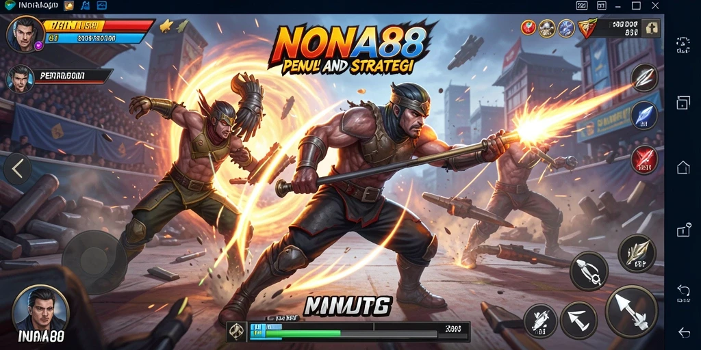 Tampilan menegangkan dari gameplay Fighting NONA88 yang penuh aksi.