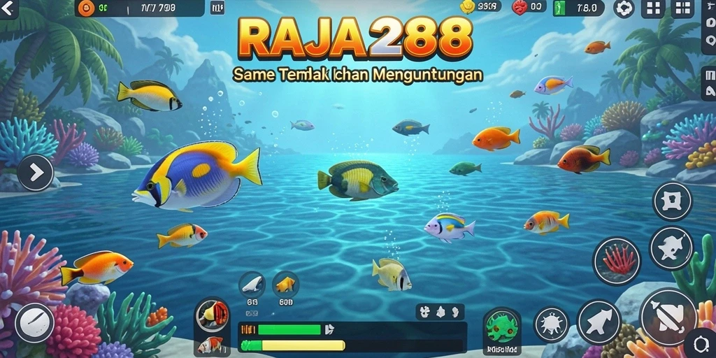 Tampilan gameplay RAJA288 yang seru dan memikat.