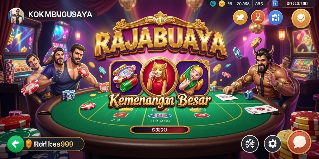 Tampilan gameplay RAJABUAYA yang mendebarkan di dunia Kasino.