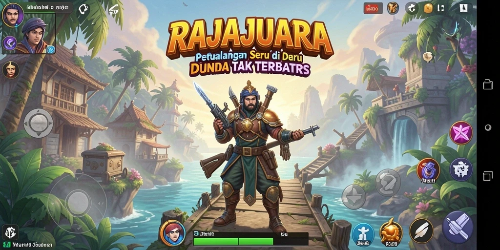 Gameplay seru dalam dunia petualangan RAJAJUARA.