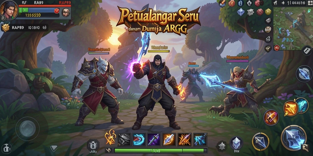 Tampilan gameplay seru dari RAP89 dengan aksi yang cepat.