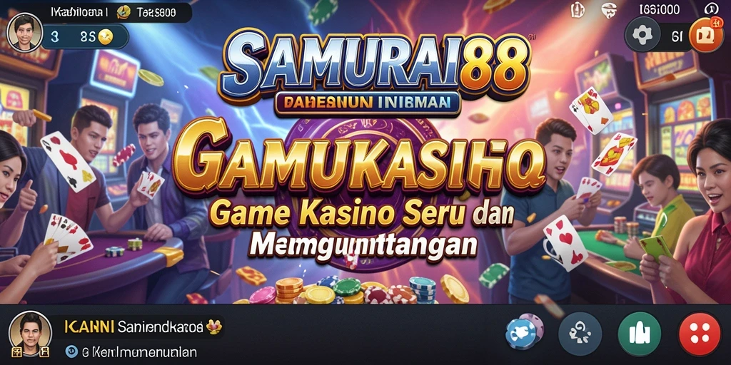 Tampilan permainannya yang menarik dan seru di SAMURAI88.