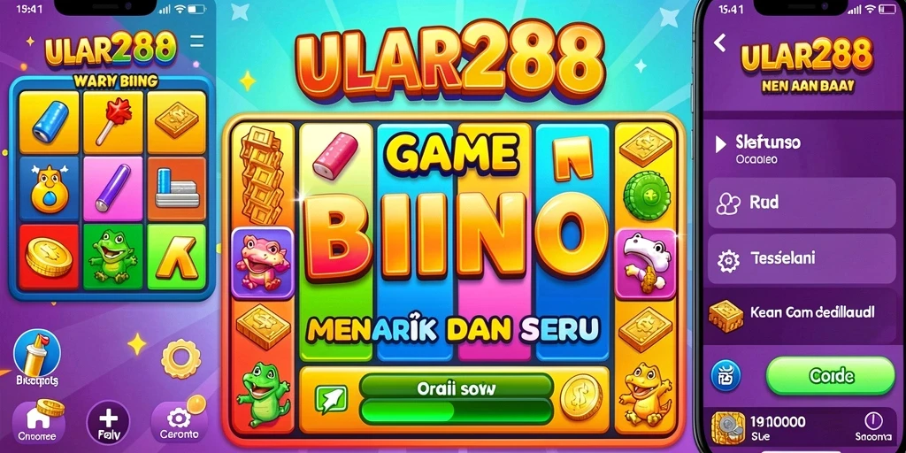 Menampilkan gameplay seru ULAR288 dalam permainan Bingo.