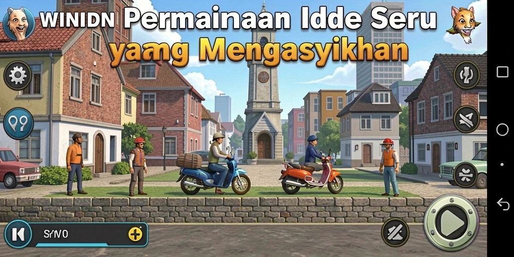 Tampilan gameplay WINIDN yang mengasyikkan dan penuh warna.